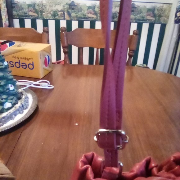 Burnt Orange Pleated Purse - Picture 13 of 13